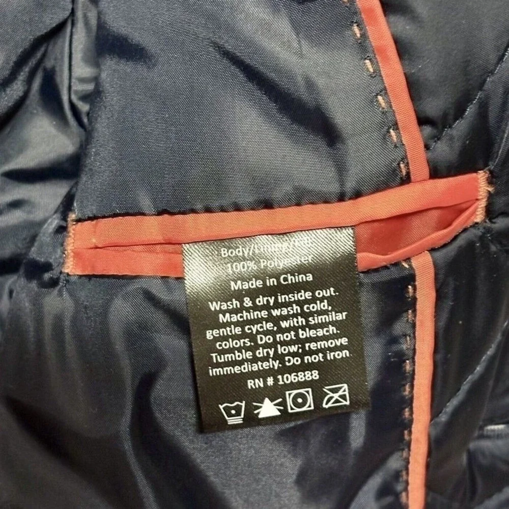 Appaman‎ Boys Suit Jacket Quilted Sport Coat Navy Blue Preppy Size 5